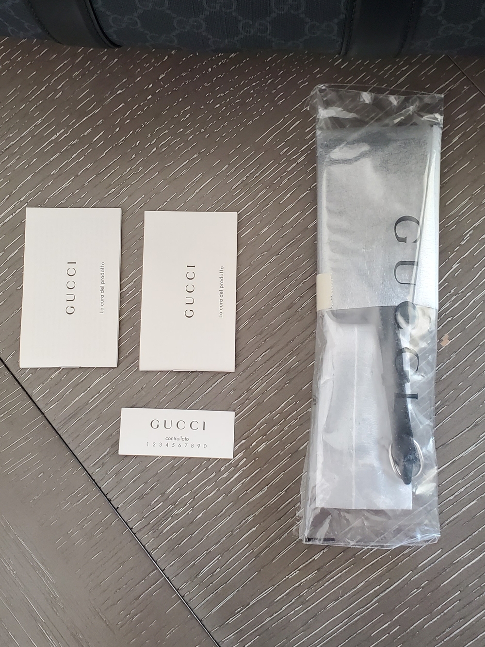 Gucci Black GG Supreme Duffel with Red and Blue Web Strap - Picture 10 of 12